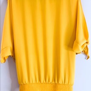 Mustard Yellow Rayon Blouse